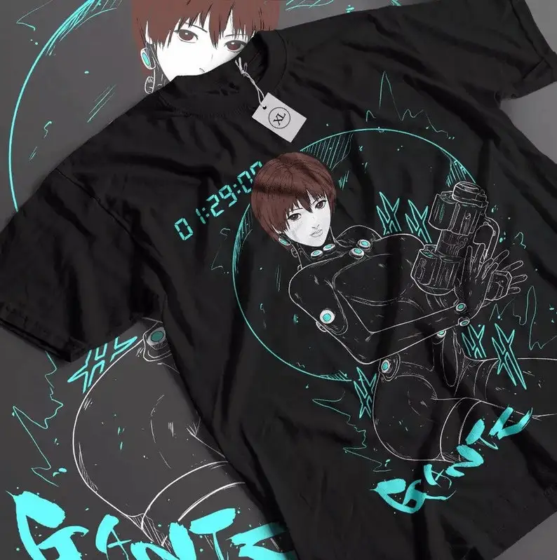 

Unisex Gantz Kei Kurono Manga Otaku O Reika Shimohira Anime T-Shirt