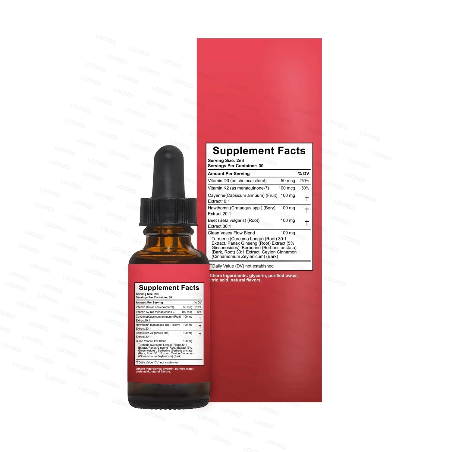 Cayenne Pepper Drops,Cayenne Pepper Extract, 60ml Natural Cayenne Pepper Liquid Drops