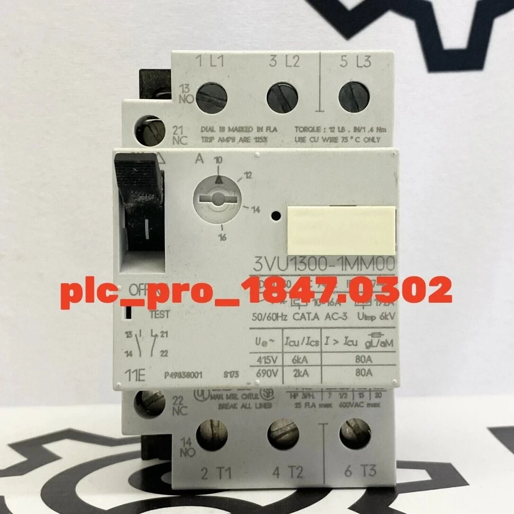 

3VU1300-1MM00 1PCS NEW 3VU13 00-1MM00 CIRCUIT BREAKER Fast delivery