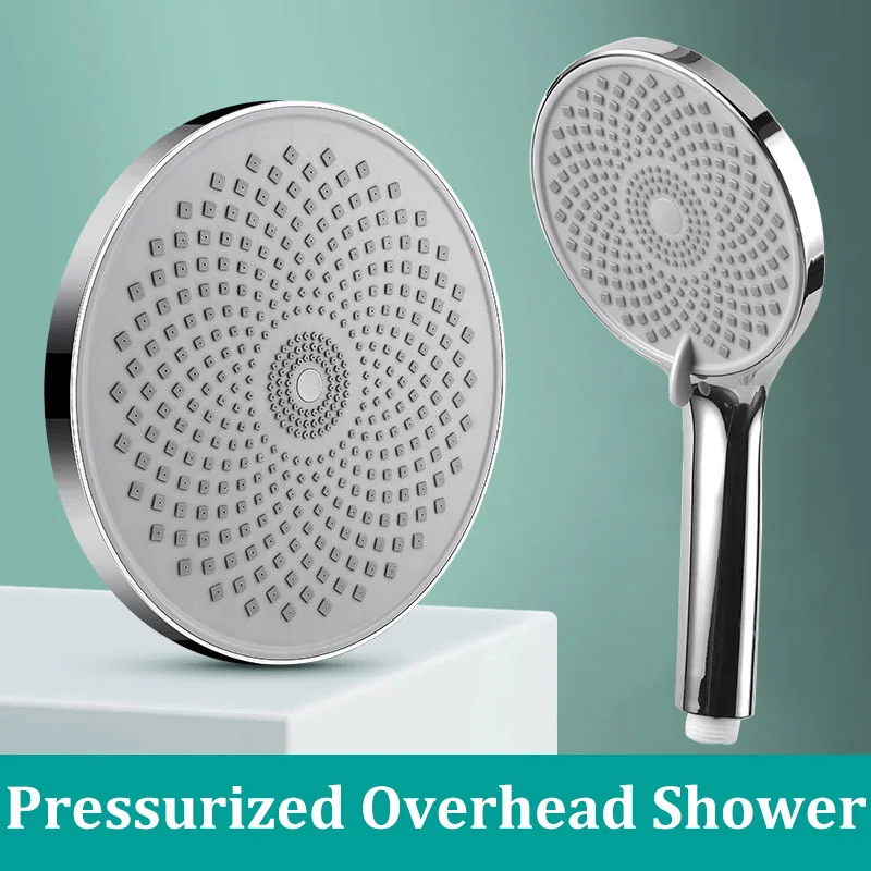 Overhead Shower Head High Pressure 3 Speed  Large Flow Shower Head Set Water Saving Rainfall Sprayer Bathroom Accessories