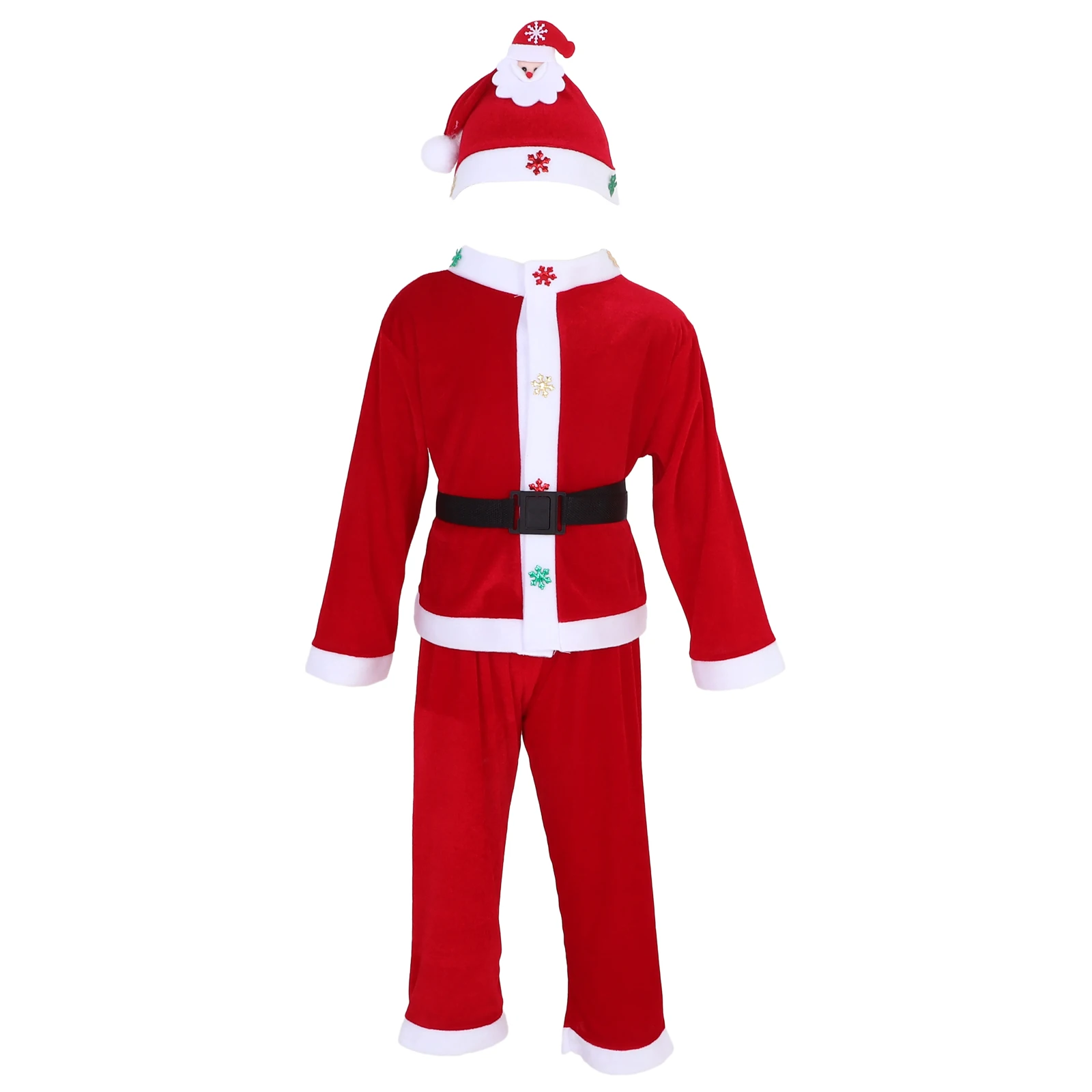 

Set Christmas Costumes Outfits for Stage Performing Suit Holiday Cosplay