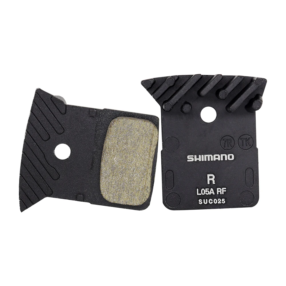 SHIMANO L05A Disc Brake Pads BP-L05A-RF Resin Pads Cooling Fin Ice Tech Mountain Road Bike for M8110 M7110 R9170 R8070 R7070