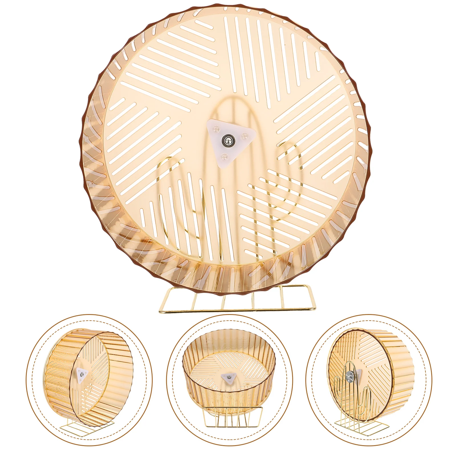 Criceto Ruota da corsa Gabbia Chinchilla Giocattoli Spinning Riccio decorativo Silenzioso Piccolo