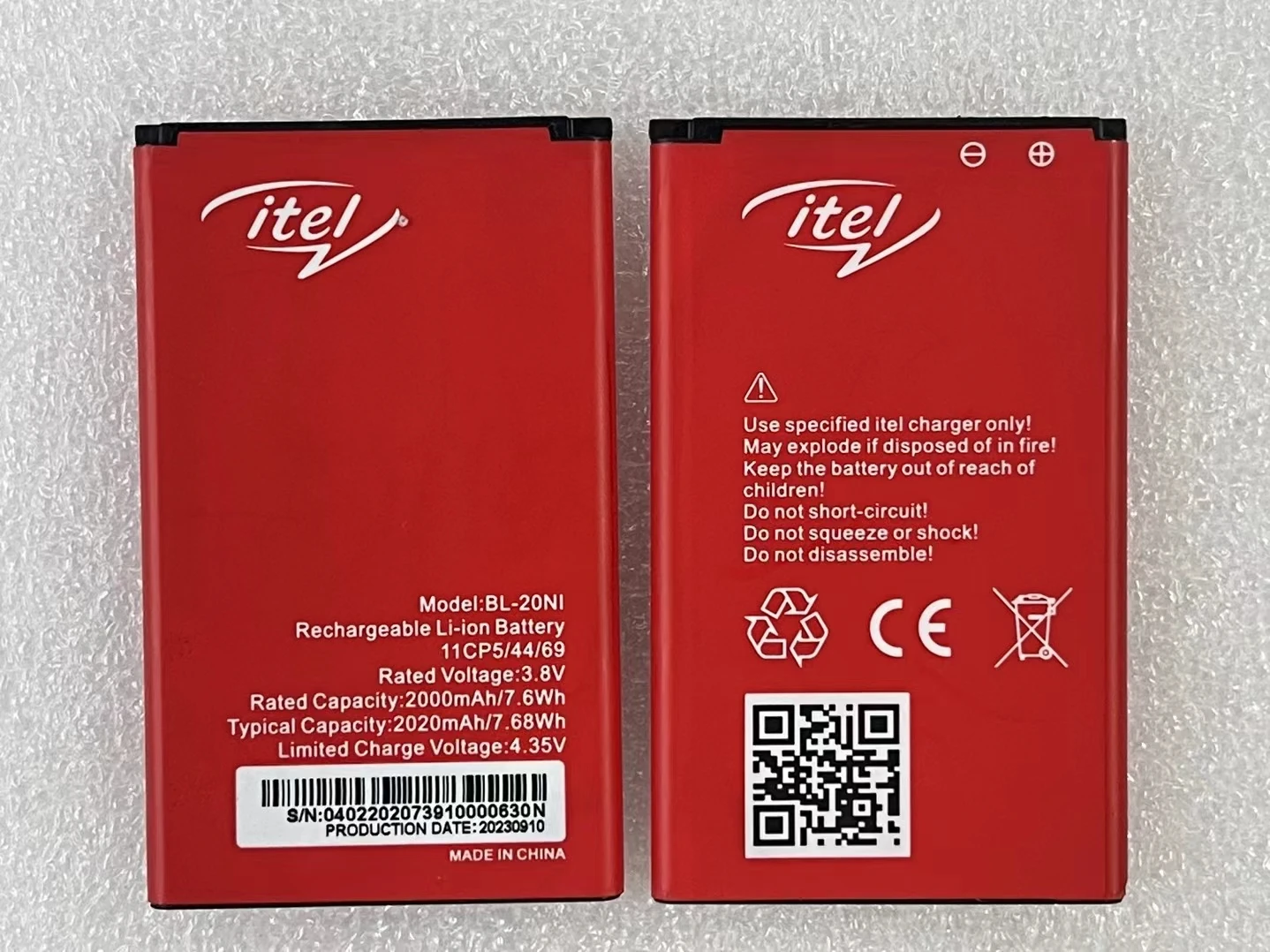 

Original New 2020mAh BL-20NI Rechargeable Li-ion battery for itel BL-20NI Smart Phone