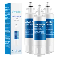 1-9Pcs ADQ36006101 Refrigerator Water Filter Replacement Compatible with LG LT700P, ADQ36006102, Kenmore Elite 9690, RWF1200A