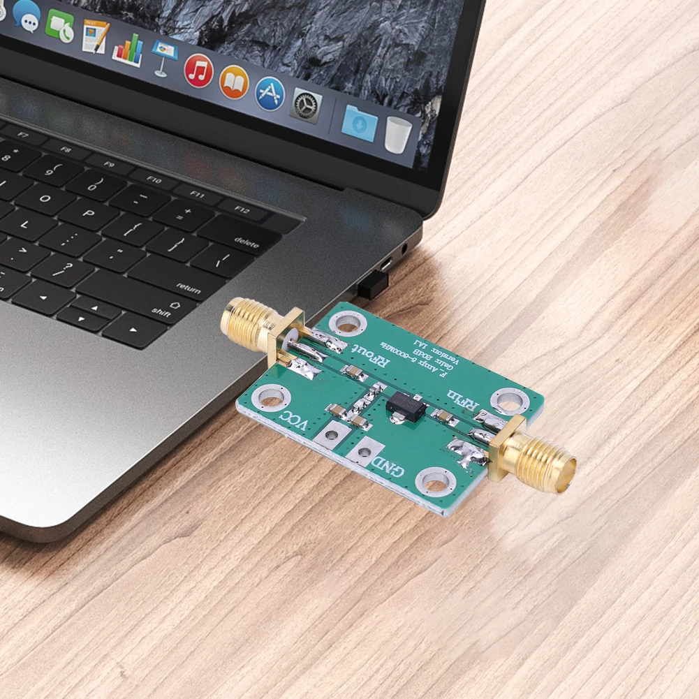 5-6000MHz RF 증폭기 모듈 이득 20dB 초광대역 무선 주파수 증폭기 모듈 RF 신호 전력 증폭기 보드