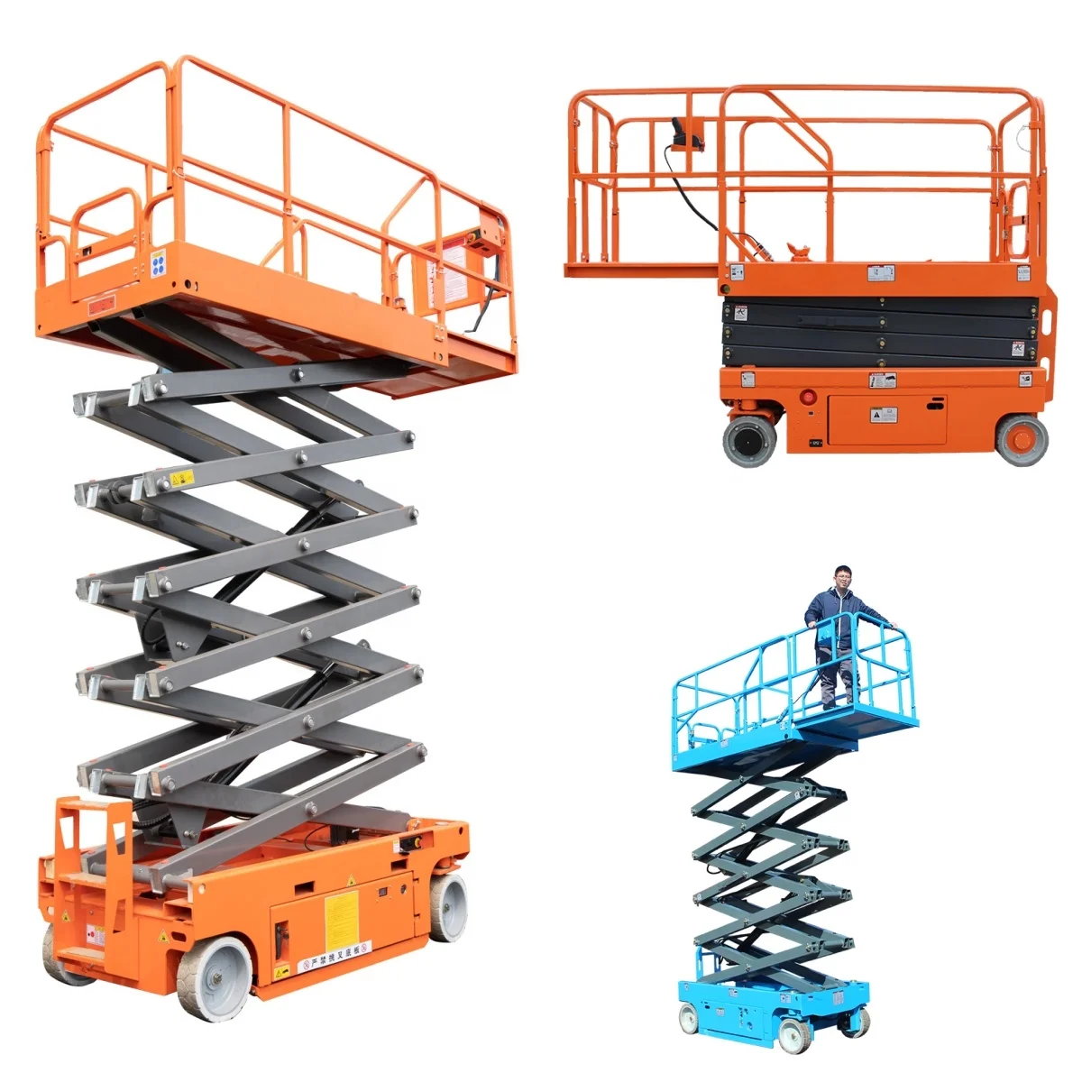 3m-18m Self-Propelled Electric Hydraulic Scissor Lift for Construction Boom Lift Aerial Work Platform with CE Certificate