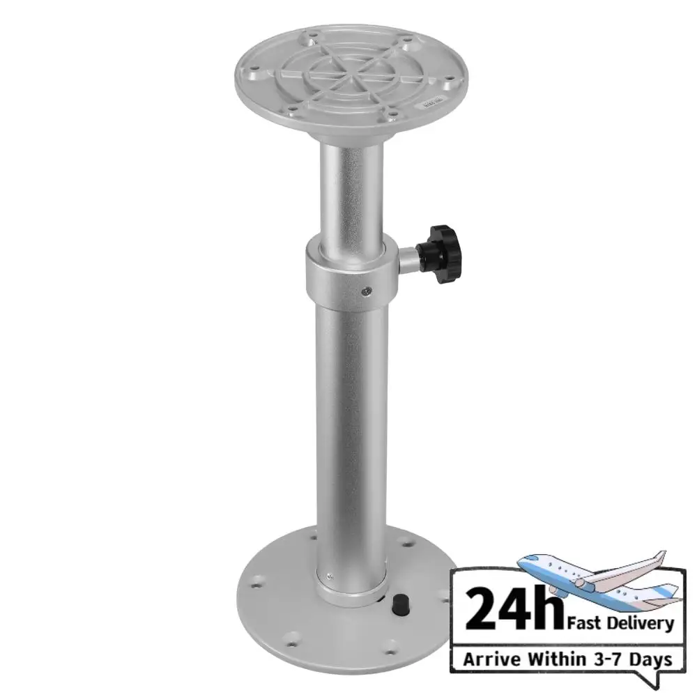 

Detachable Tables Leg Base One-Leg Lifting System Aluminum Alloy Stand Base 27.5In for RVs Marine Boat Yacht