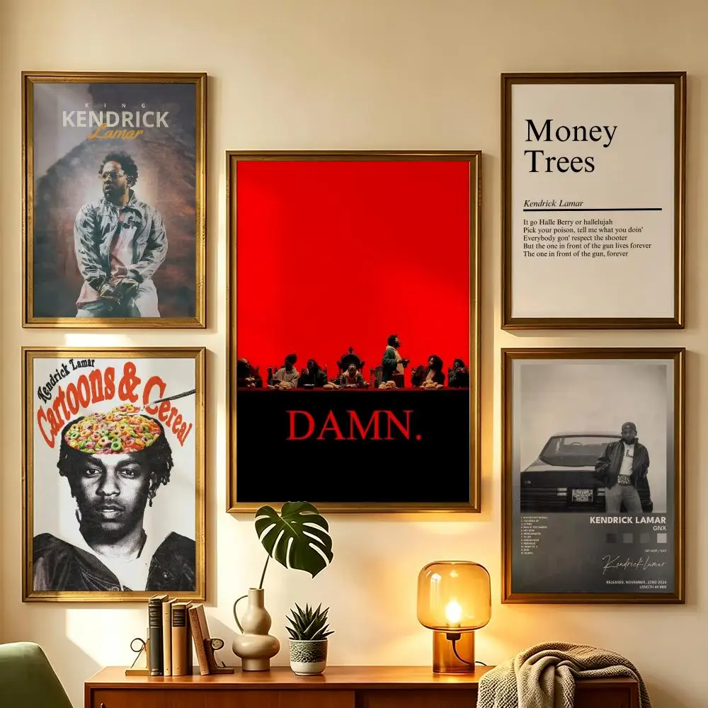 music Kendrick Lamar Poster HD Poster Sophisticated Modern Aesthetic Wall Art For Living Room Bedroom Office Cafe Decor