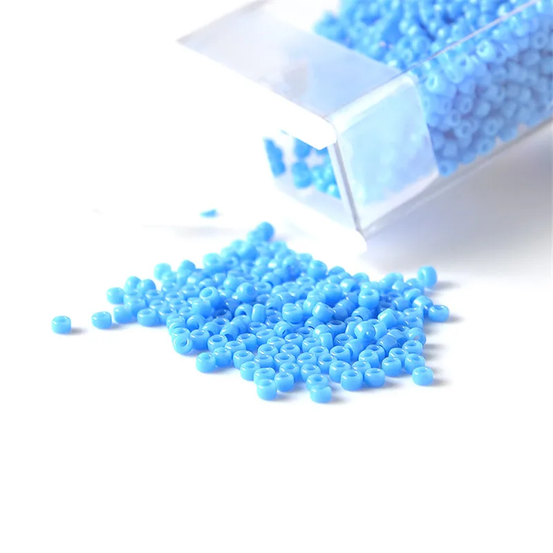 1.5mm Japan TOHO Round Seed Beads 15/0 Opaque Color Glass Seed Bead for Needlework Handemade Jewelry Making 2500pcs 10g