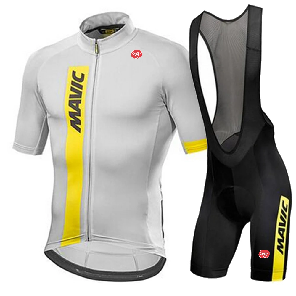 Cycling Jersey 2024 Men Summer Anti-UV Cycling Jersey Set Breathable Racing Sport Mtb Bicycle Jersey Bike Cycling Clothing Suit