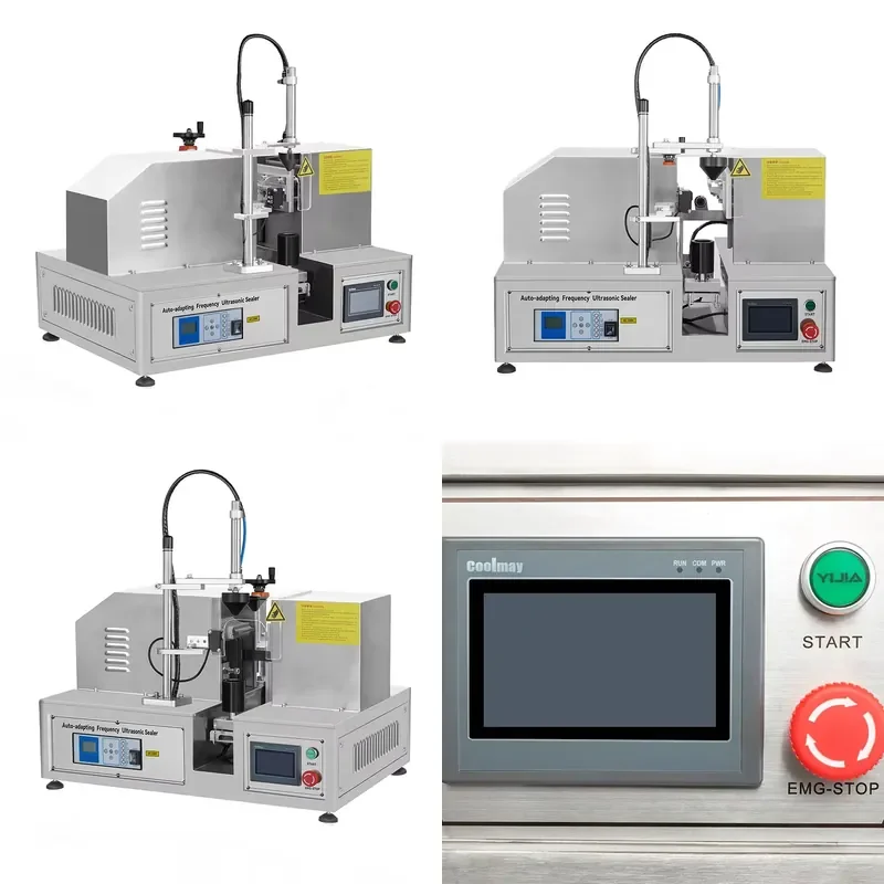 Desktop Electric Semi-Automatic Ultrasonic Tube Sealing Machine for Plastic Honey Glue Hand Cream Facial Cleanser