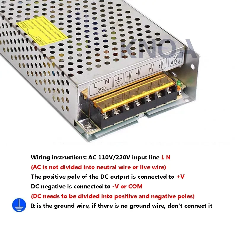 12 فولت امدادات الطاقة 60 واط 120 واط 360 واط 600 واط محول الضوء AC-DC 100-240 فولت 1A 2A 3A 5A 10A 20A 30A مصدر محول SMPS لشرائط LED #4
