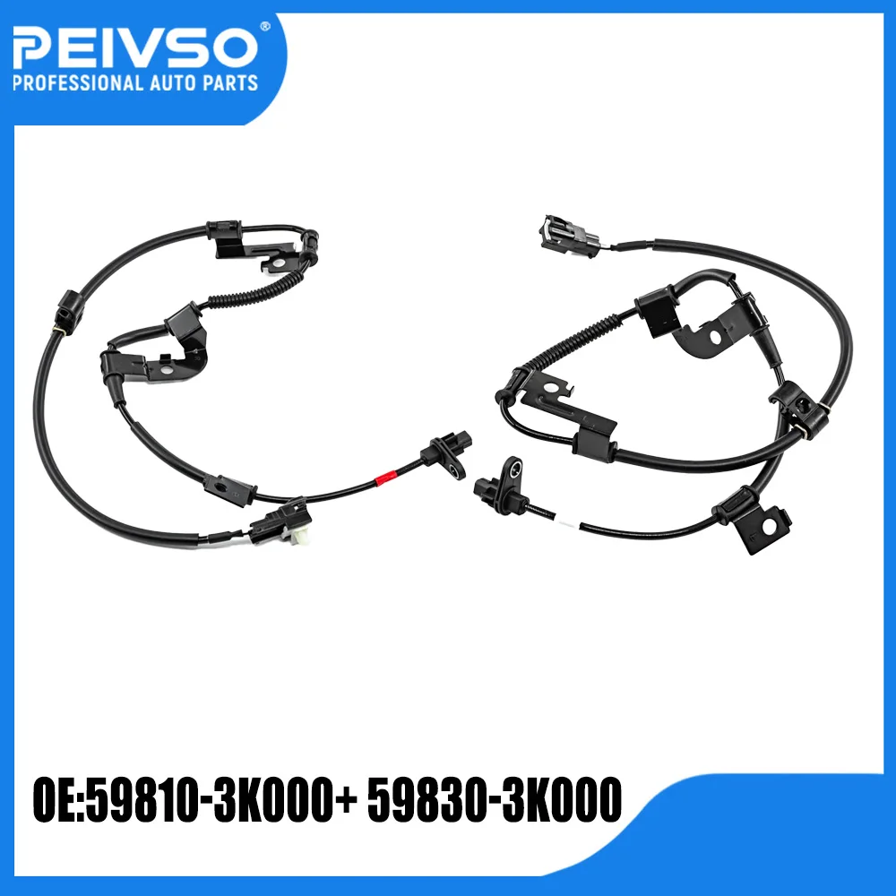 Sensor de Velocidad de Rueda ABS Delantero Izquierdo y Derecho 59810-3K000+ 59830-3K000 para HYUNDAI AZERA 2006-2011 HYUNDAI SONATA 2005-2010