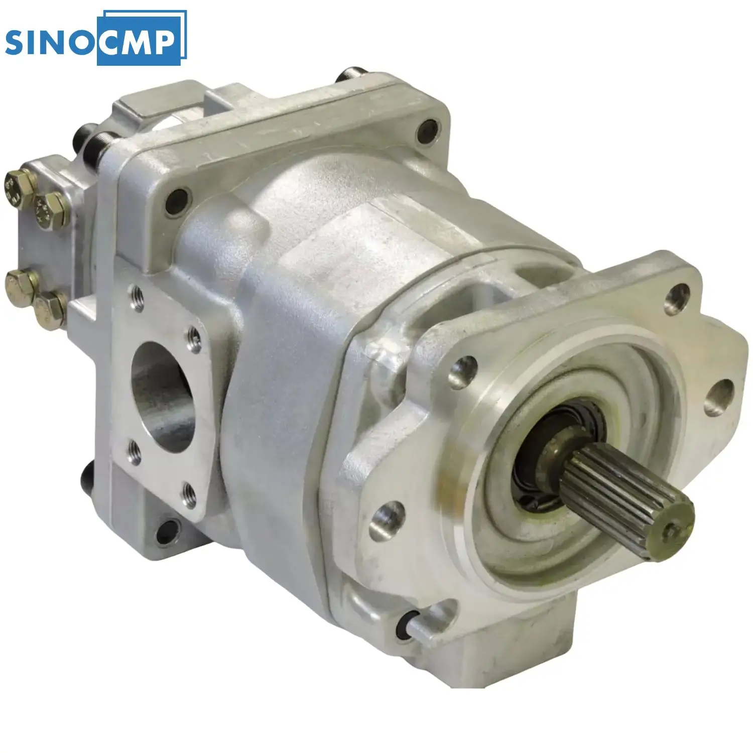 705-52-30260 7055230260 SINOCMP 1PCS Gear Pump For Komatsu Loader WA500-1