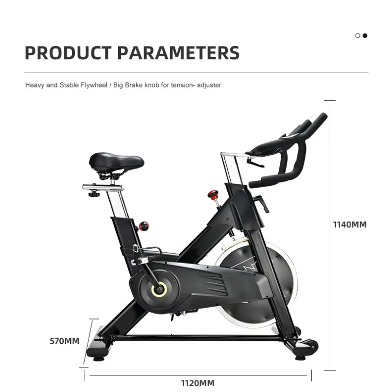 Exercise Bike OEM Home Stationary Bike Spinning Bike with Comfortable Seat CE Rohs TuV ISO9001