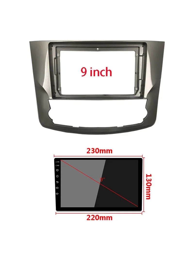 9inch Car DVD Frame Audio Fitting Adaptor Dash Trim Kits Facia Panel For TOYOTA AVALON 2011 2012 android 2din Car Radio Frame