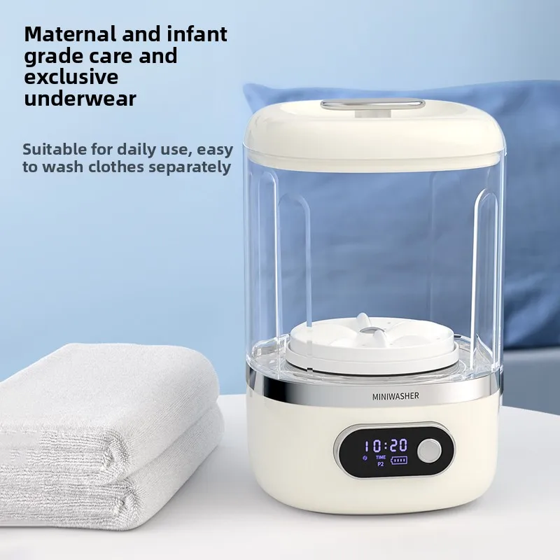 Portable Mini Wireless Charging USB Powered All-In-One Washer/Dryer Class Energy Efficiency Household Semi-Automatic for