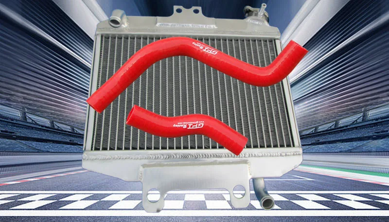 Aluminum racing Radiator + Silicone radioator coolant HOSE For Honda CR250 CR 250 R CR250R 1997 1998 1999 97 98 99