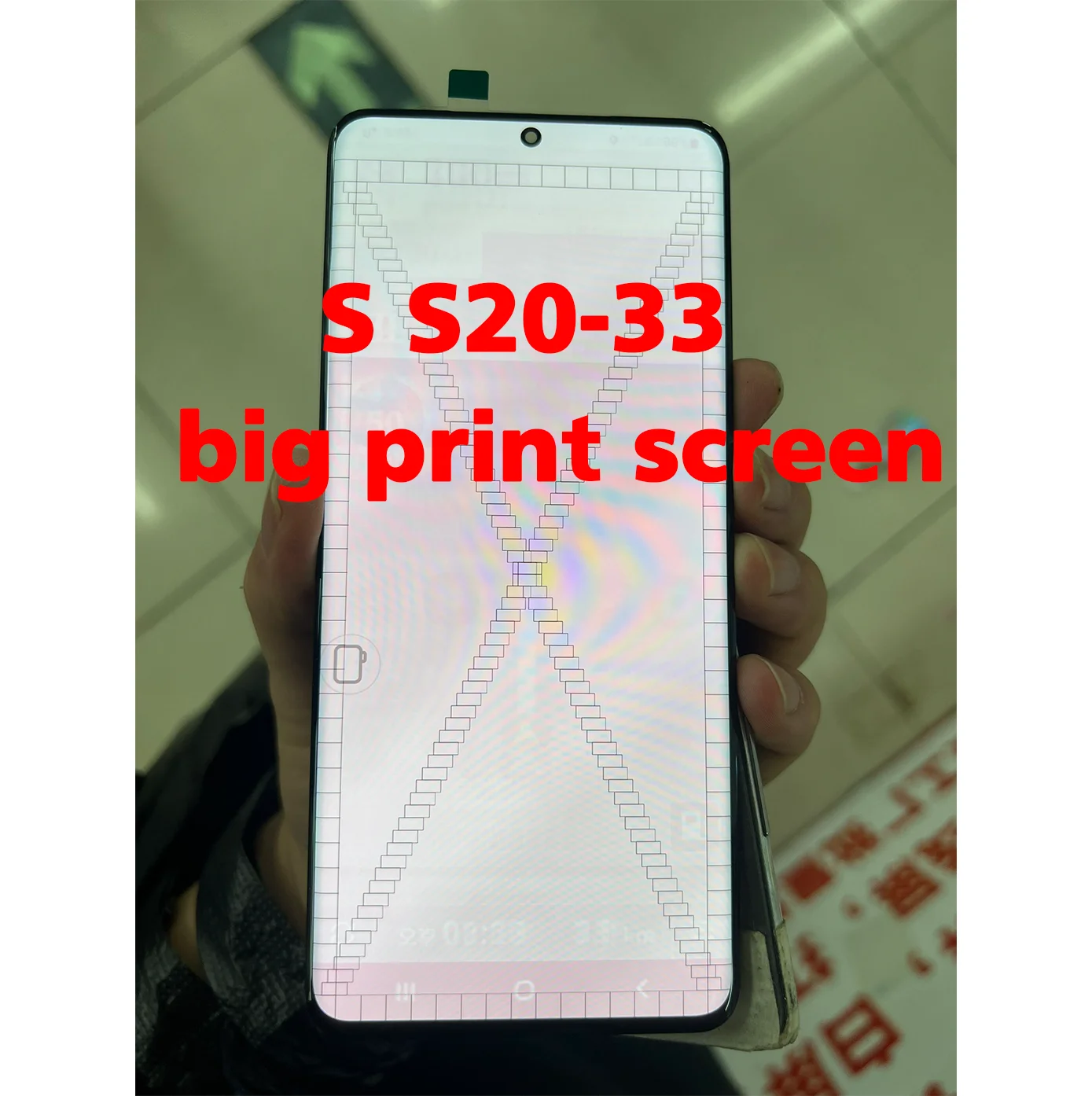 No Frame Black Spots For Samsung S20 LCD Display Touch Screen Digitizer For S20 G980 G980F Dead pixel Line Burn LCD Replacment