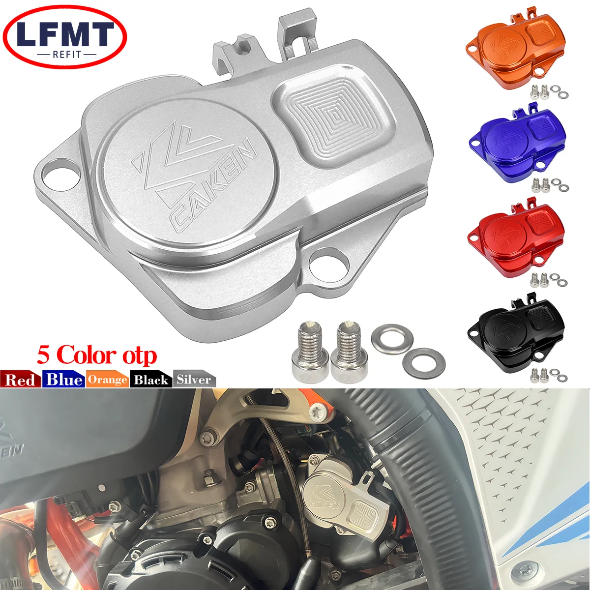 

Motocross CNC Carburetor Solenoid Valves Guard Cover 2T For KTM EXC SX XC XC-W 125 250 300 For Husqvarna TC TE TX 2024 Dirt Bike