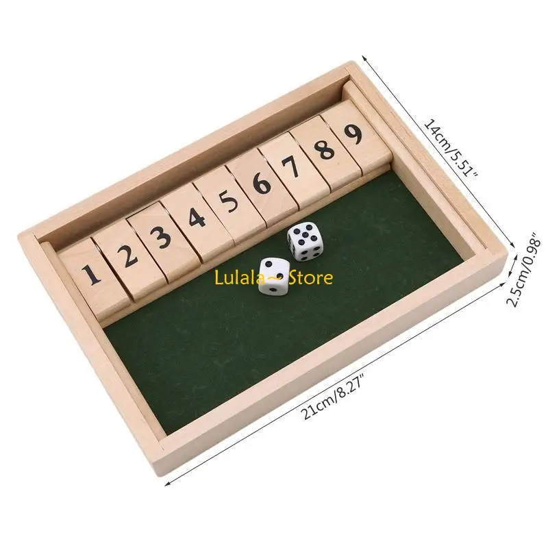Juego Y4QA Cierra juego barra box para W/ 9 Number Mucils 2 Children Math a