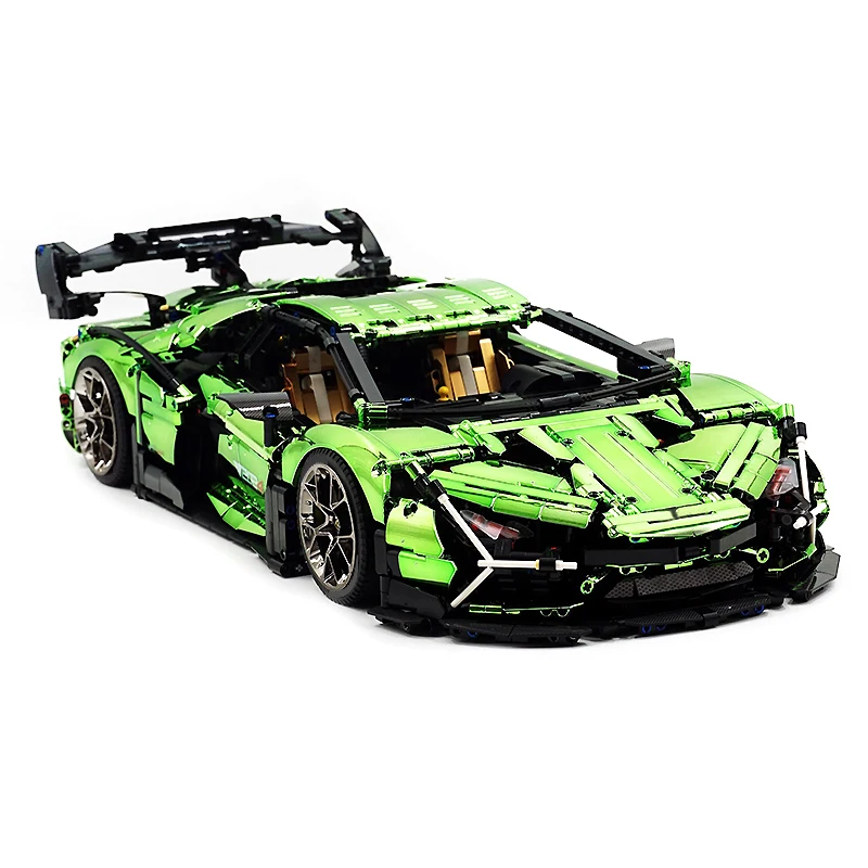 Vehículo de carreras de velocidad y potencia de alta tecnología, modelo Hypercar 10624, bloques de construcción de ladrillo, rompecabezas para niños, juguetes DIY, regalos de Navidad