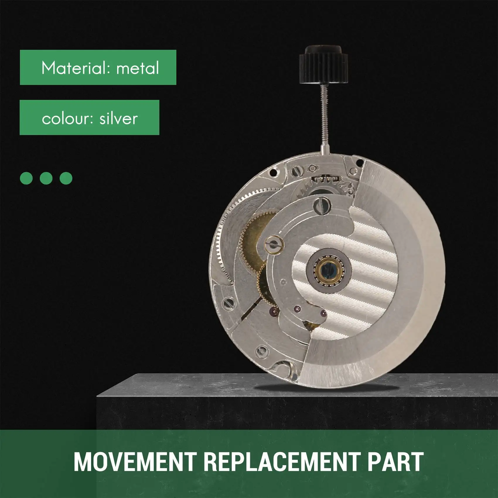 Shop Now Direct Replacement Shanghai 2824 Movement Date Automatic Mechanical Movement Mens Watch