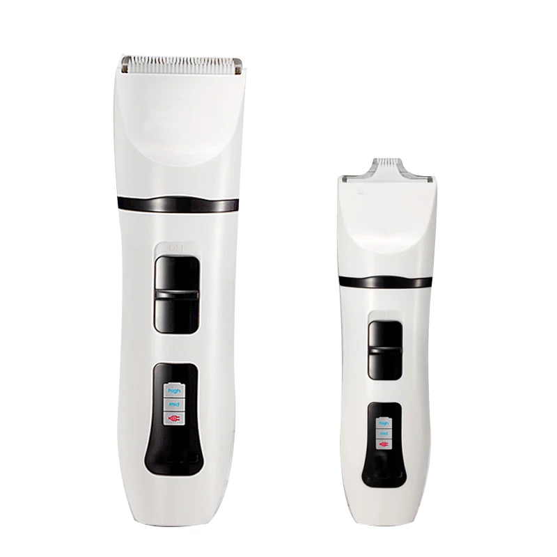 

3-in-1 Electric Mini Pet Hair Shaver Trimmer Nail Grinder Set Made of Durable Plastic
