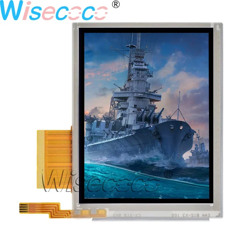 Wisecoco new 3.5 inch 240*320 LCD display with resistive touch screen digiziter 50 pins T-51963GD035J-MLW-AGN handheld & PDA