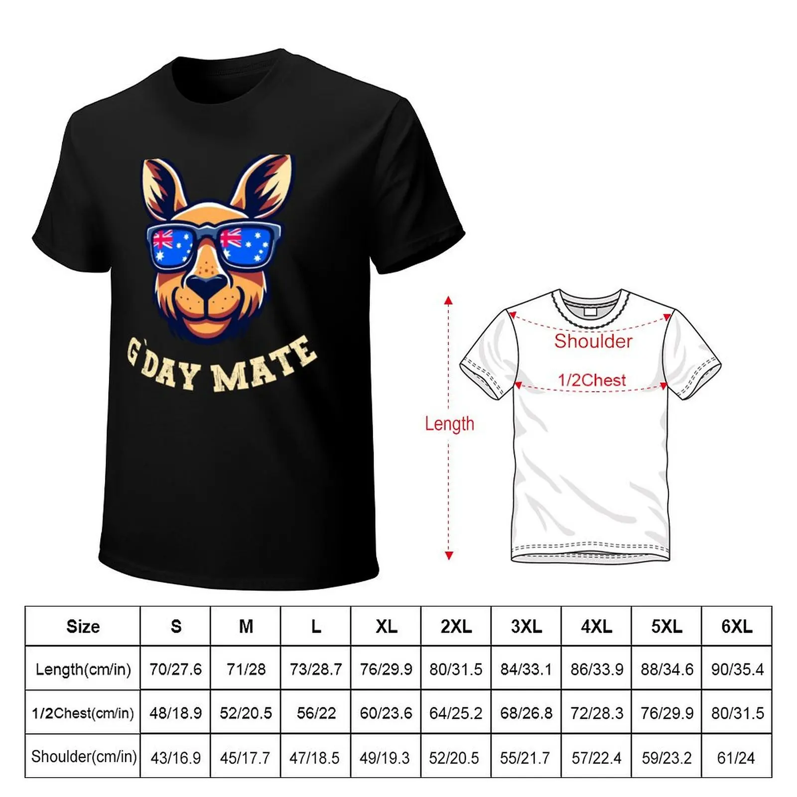 g`day mate gday mate T-Shirt Festival Short Sleeve T-Shirt
