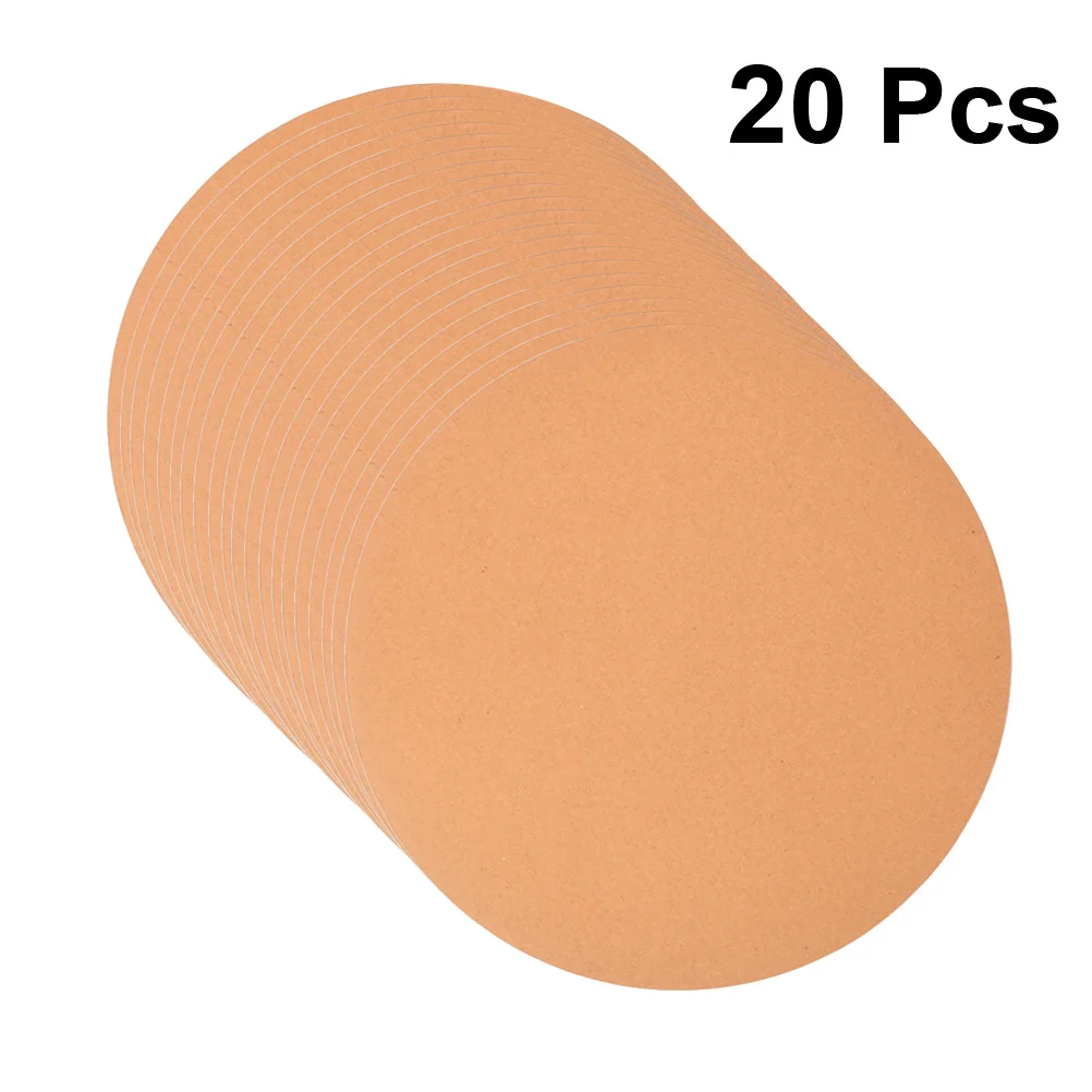 20 قطعة من الورق المقوى الدائري عالي الجودة سهل الحرف اليدوية التحول هدايا زينة عيد الميلاد وعيد الميلاد وعيد الميلاد