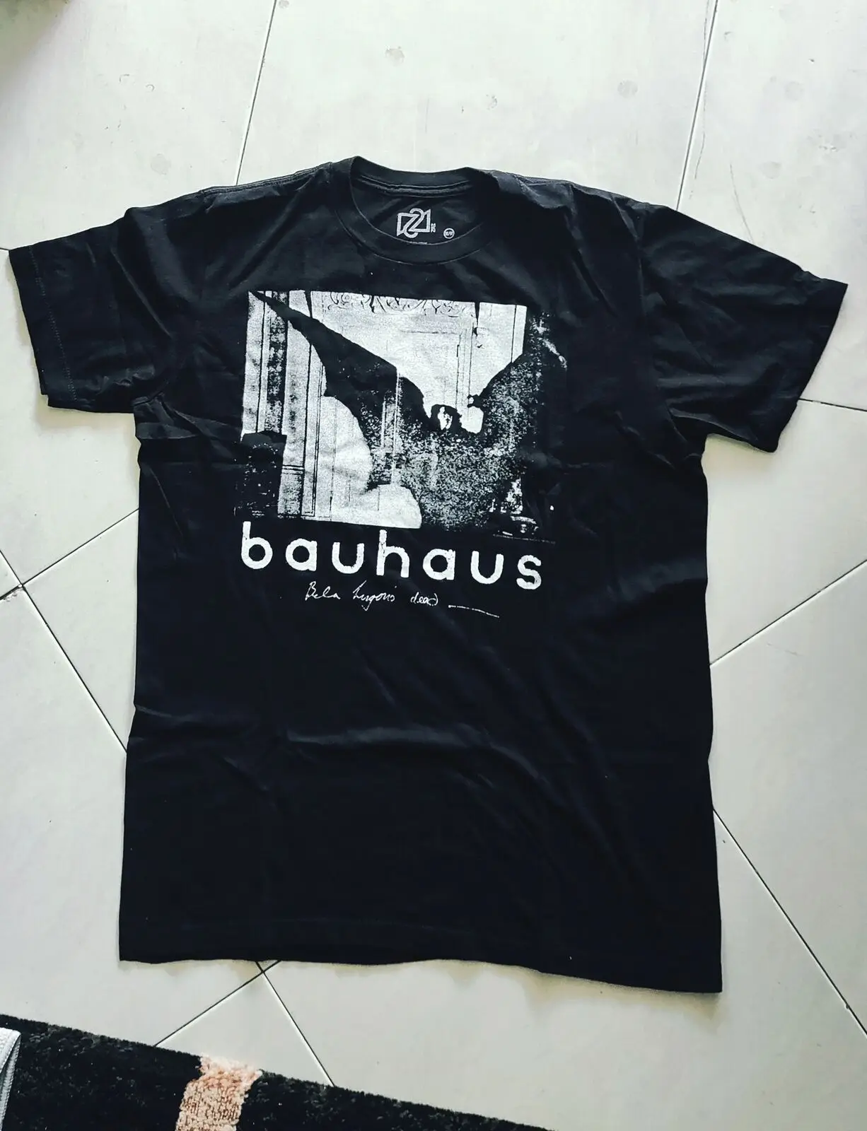 Футболка Vtg 90s Bauhaus Bela Lugosi is Dead, черная футболка в стиле пост-панк NH15093