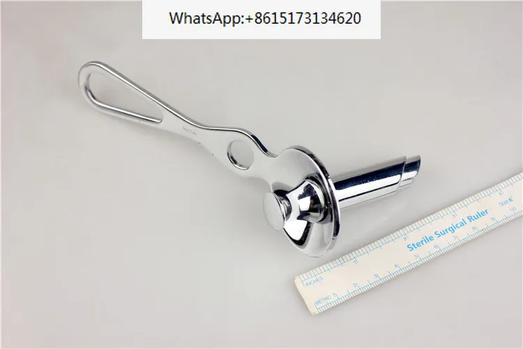 jz Anorectal tube round Anoscope bell mouth stainless steel plier medical sex toys anal dilator expansion clamp device rectum