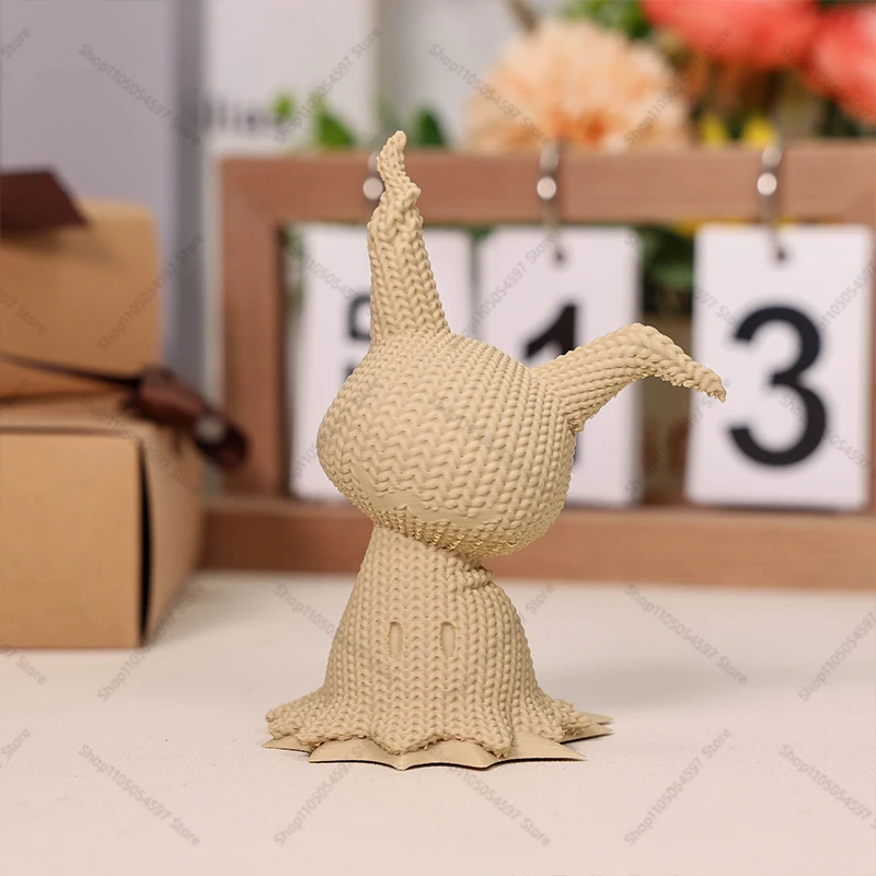 3D プリントアニメポケモンフィギュアニットミミッキュモデルかわいい人形飾り装飾ギフト