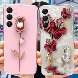 For Samsung Galaxy A25 Case Samsung A25 5G SM-A256B 2023 Elegant Printing Soft Silicone TPU Slim Phone Back Cover