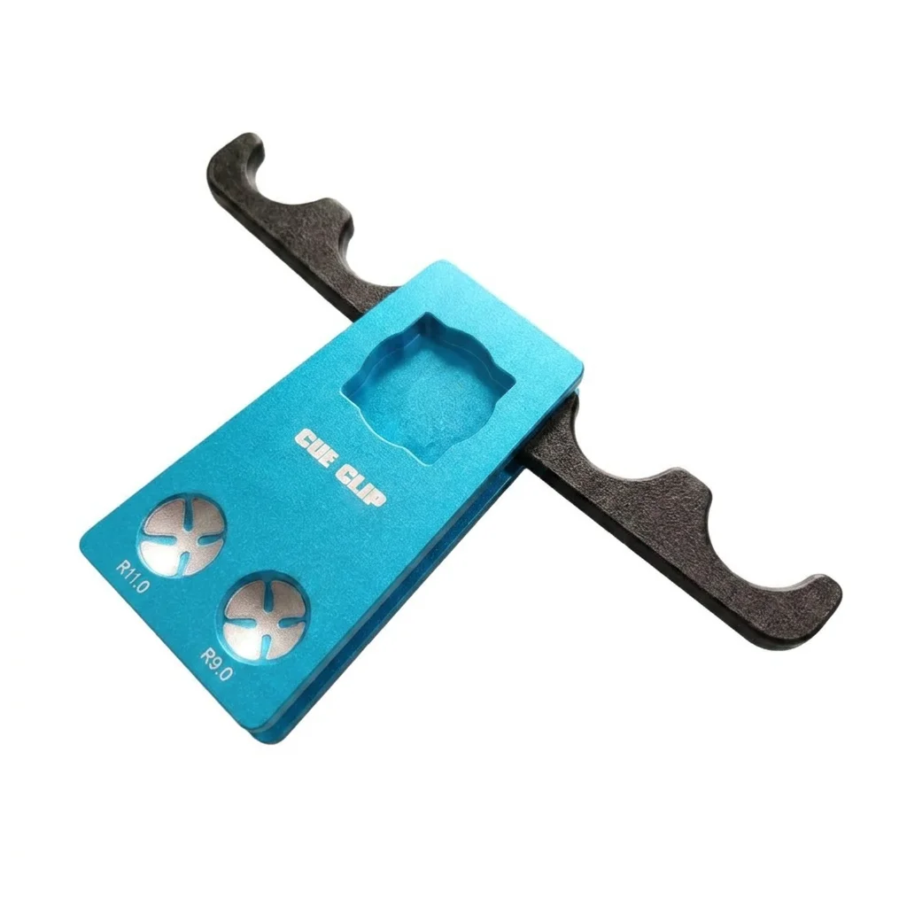 

Pool Cue Holder with 4 Holes for Dual Chalk Types Including For Square Chalk and Round Chalk for Continuous Game Flow