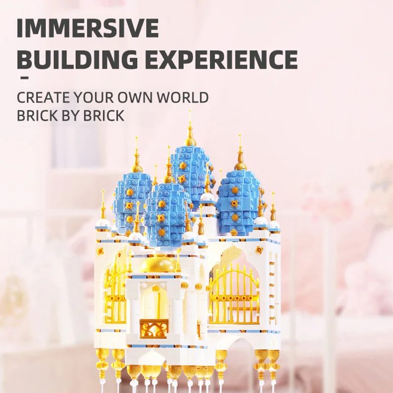 الإبداعية خبير مدينة السماء الطوب مع مصباح ليد مدينة شارع سلسلة أطقم منمذجة اللبنات لتقوم بها بنفسك لعب للأطفال الهدايا