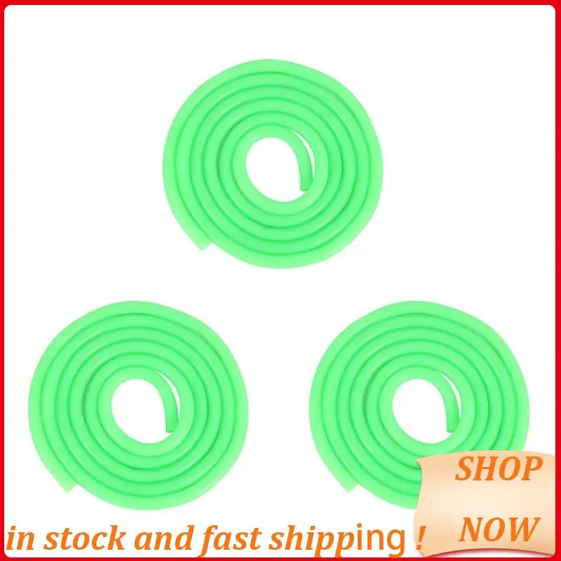 

3Pcs 100CM RC Car Fuel Gasoline Hose Silicone Hose For 1/10 1/18 Truck Track Accessories Green HOT!