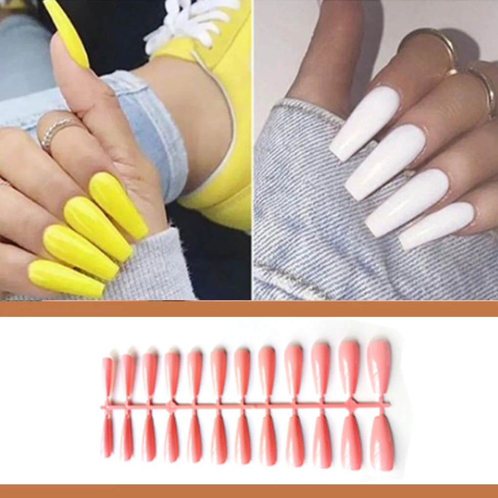 Long Fake Nail Fingernail Manicure Beauty Accessories Full Cover Tips