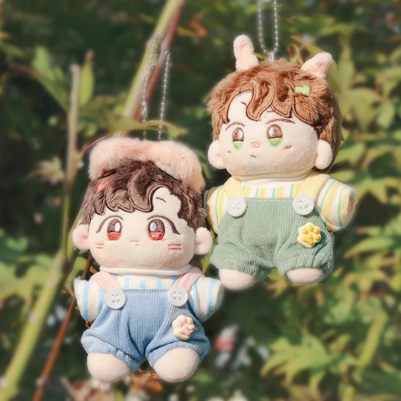 For 10CM Cotton Doll Rompers Cartoon Plush Doll Replacement Outfit Playing House Accessories Mini Clothes