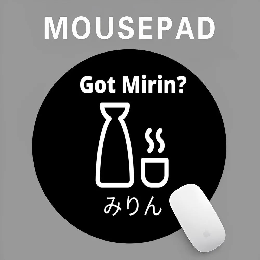 Japanese Sake MouseSub INS Tide Round Keyboard Polymères, Table, Students, Cabinet, Gamer, Desktop, Cup, Mats, DeskSub, Home Decor