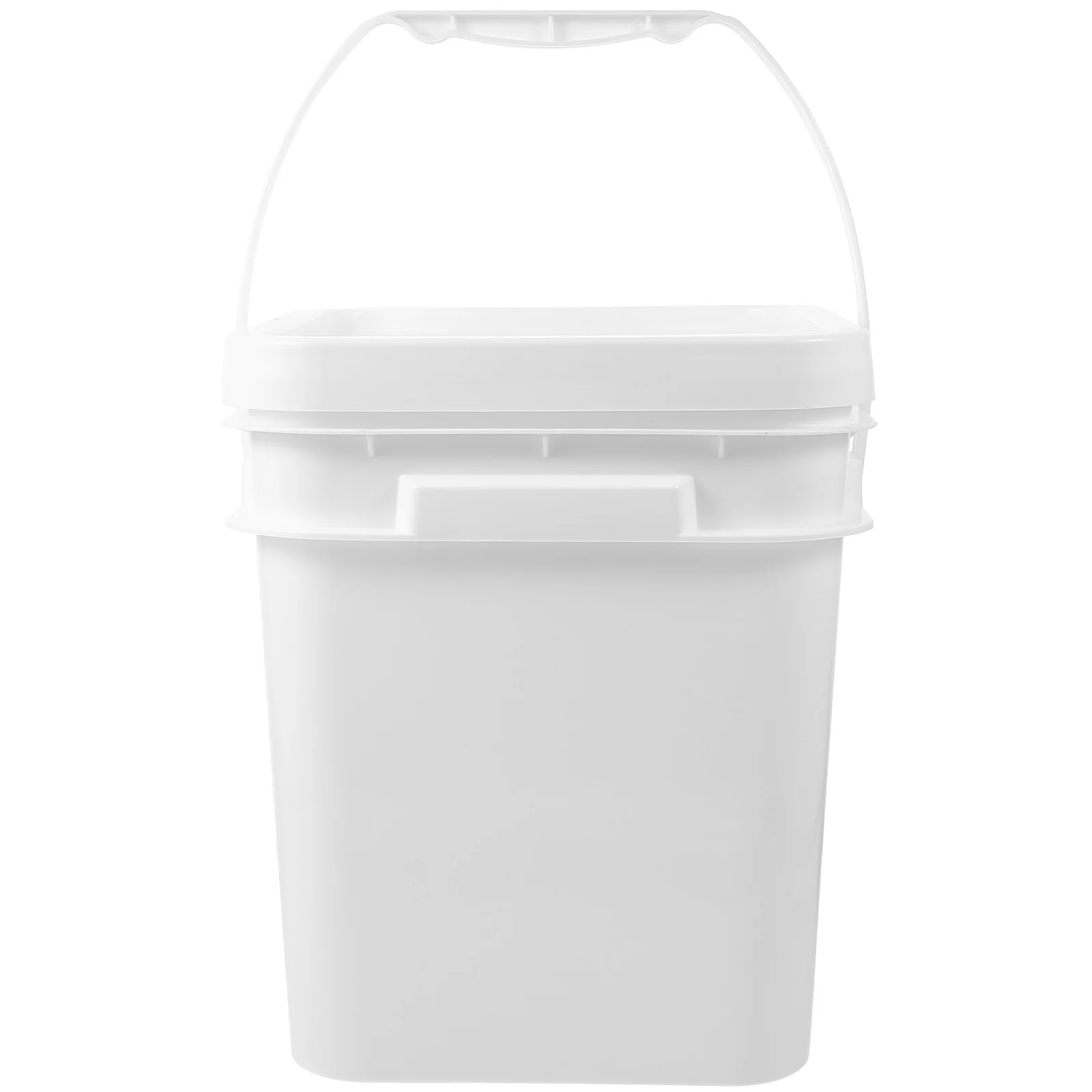 

Paint Bucket Gallons White ABS Square Container Lid for Paint Storage Empty Pail Home Use Bucket With Lid Storage