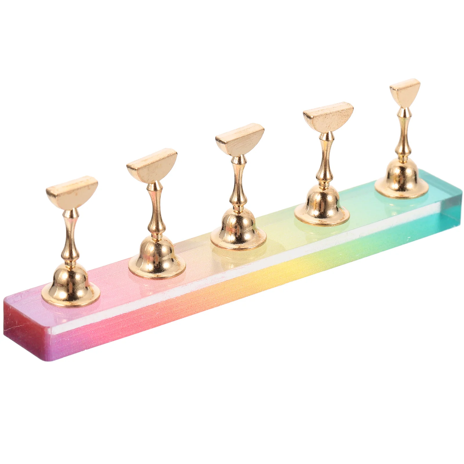 

Magnetic Nail Practice Stand Acrylic Tip Display Holder False Nails Press On Fingernail DIY Tool Manicure Supply Lightweight