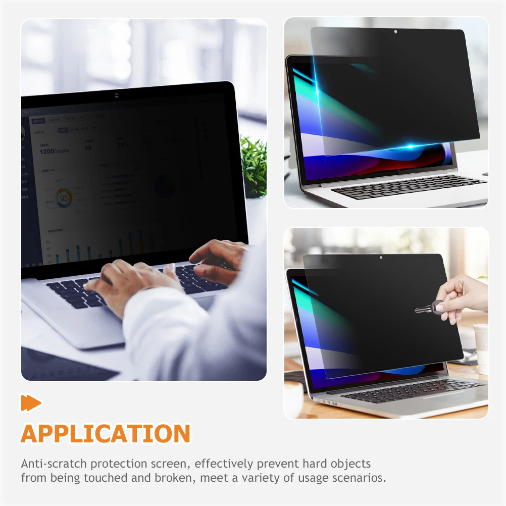

Front Clear Side Anti Peeping Privacy Screen Protector For Air Film Leak Proof Filter For Laptop Notebook