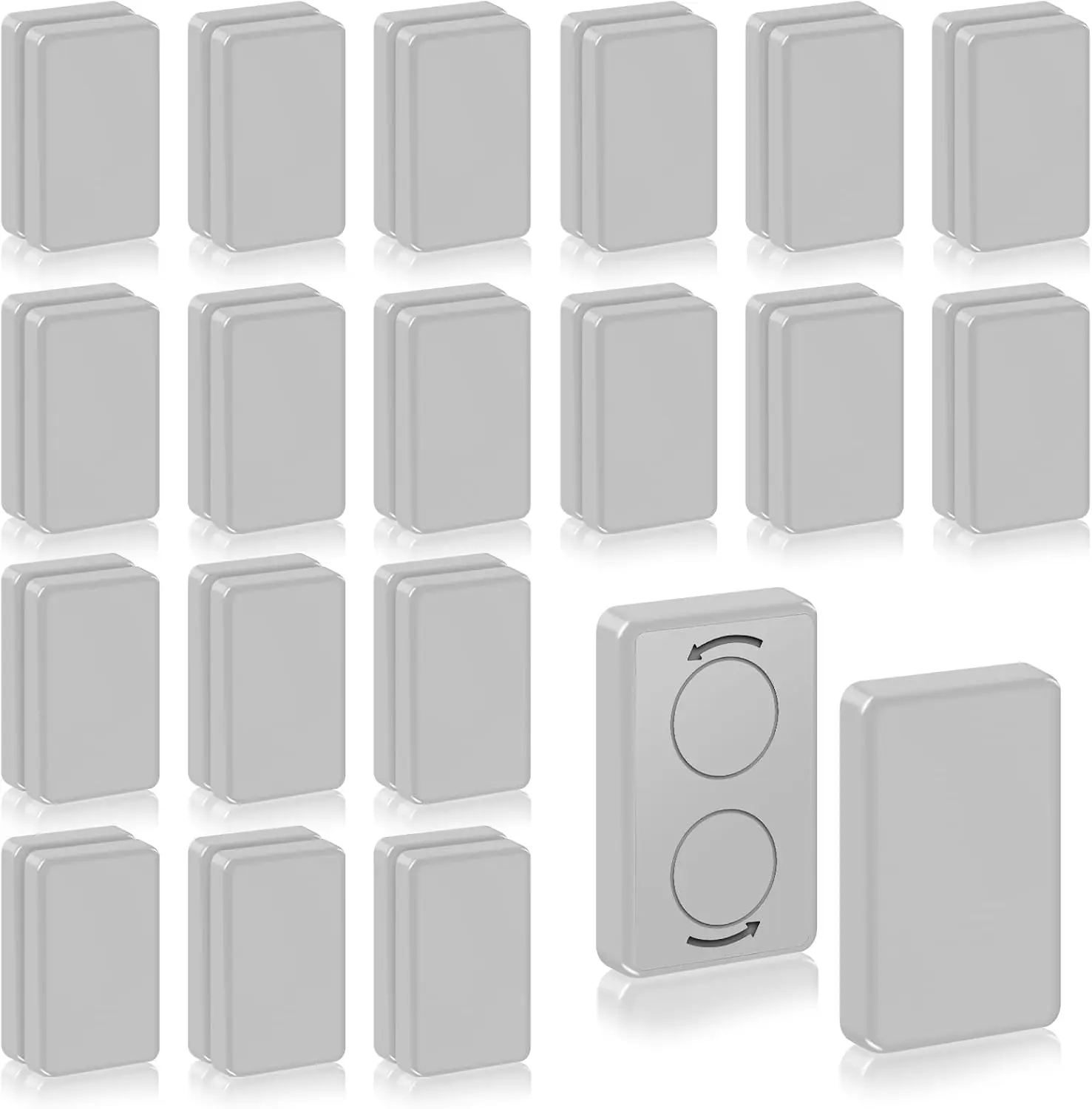 

36 шт. магнитные утяжелители для штор, водонепроницаемые наружные магниты для драпировки для тяжелого ветра, занавески для душа, скатерти (серые)