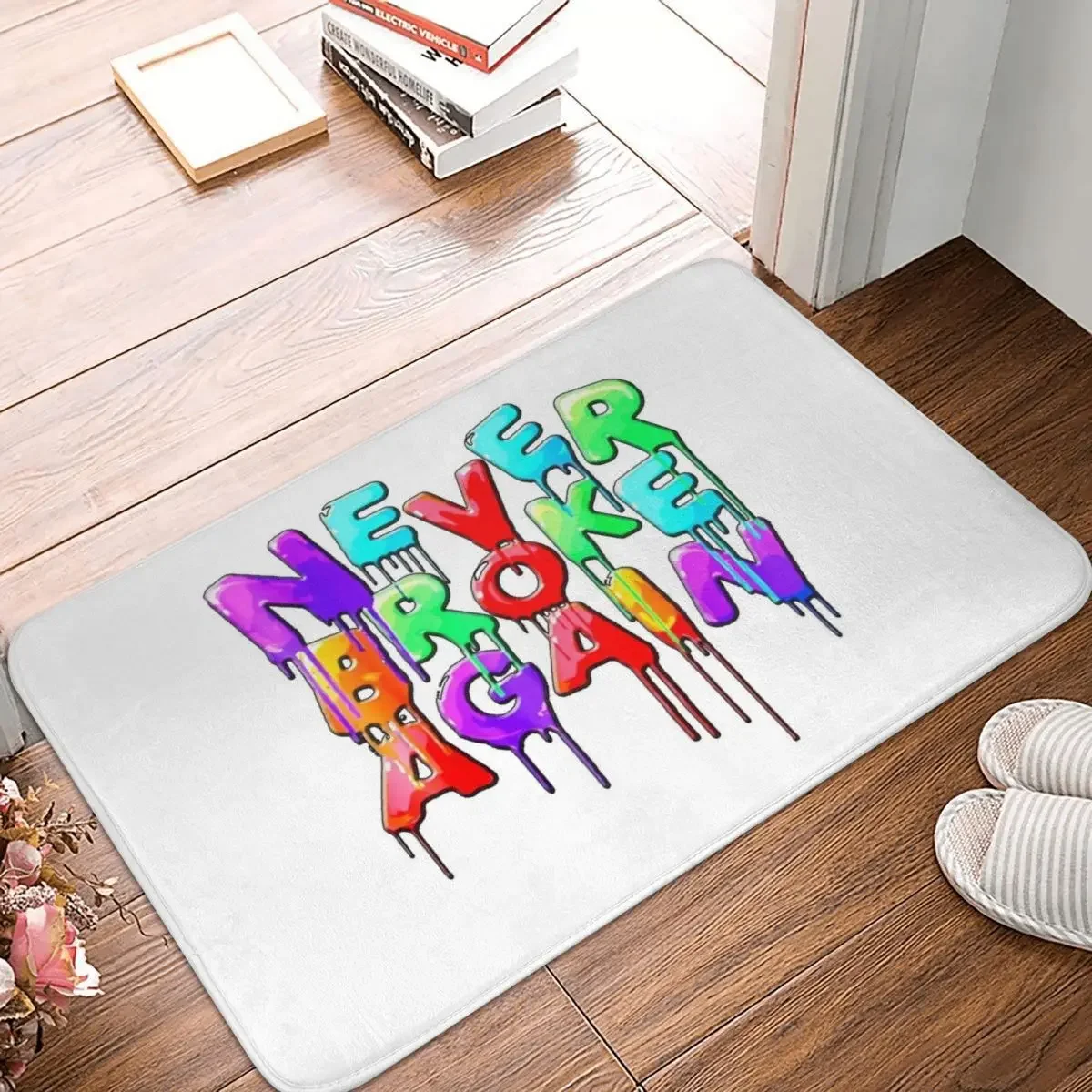 Never Broke Again Doormat Polyester Floor Mat Cushion Carpet Kitchen Entrance Rugs Mats Bathroom Living room Non-slip Footpad