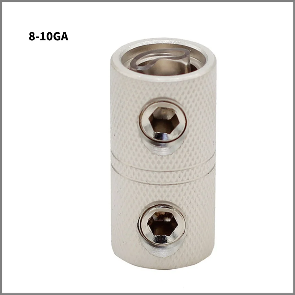 /Pure /Copper /Nickel Plated Power Wire Extension Connectors 8GA 4GA 0GA Terminal Block For Car Audio Cable Splicing And Wiring
