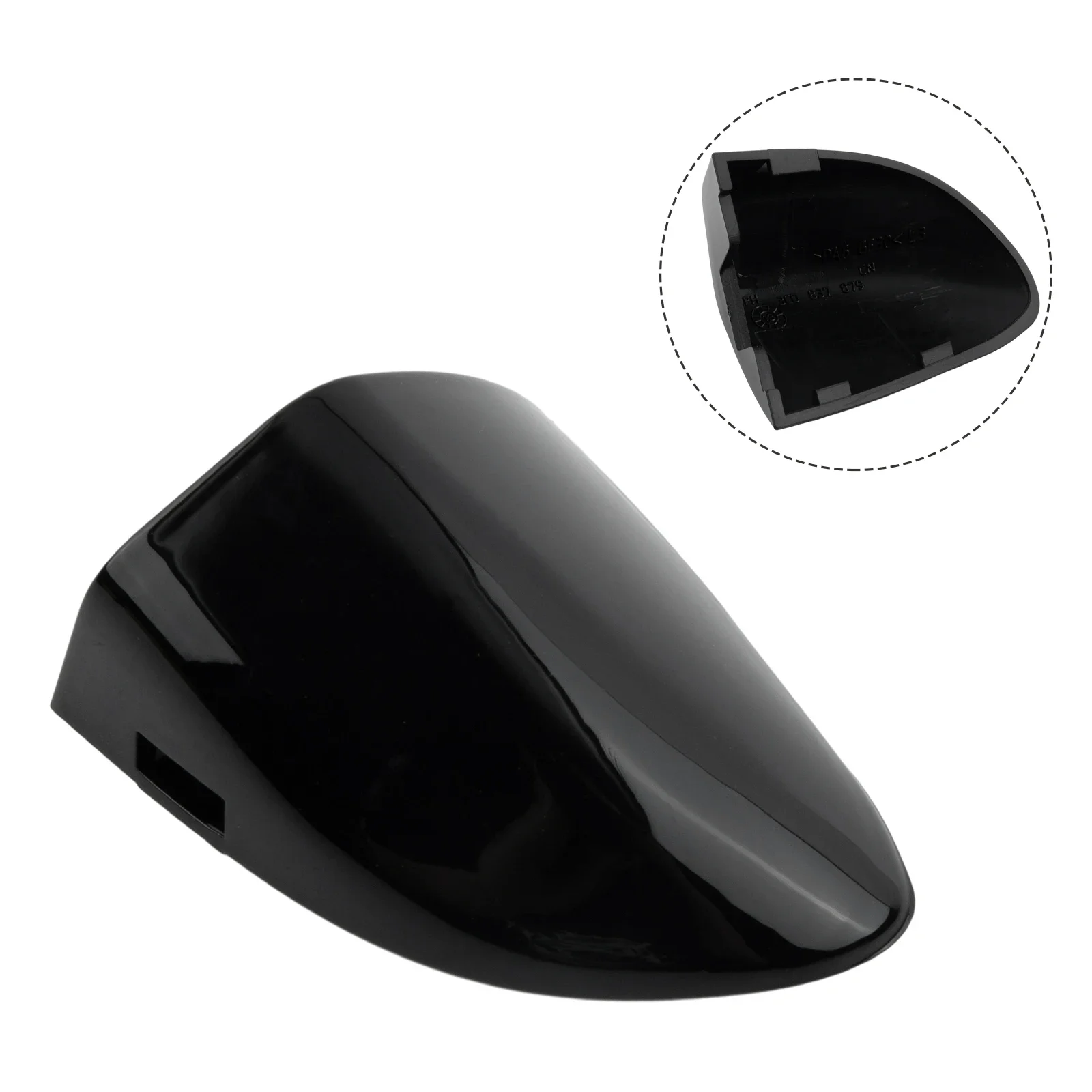 

Door Handle Cap Driver Side Exterior Front Black For CC 2009-2017 For Passat 2006-2011 3C0837879 ABS High Quality