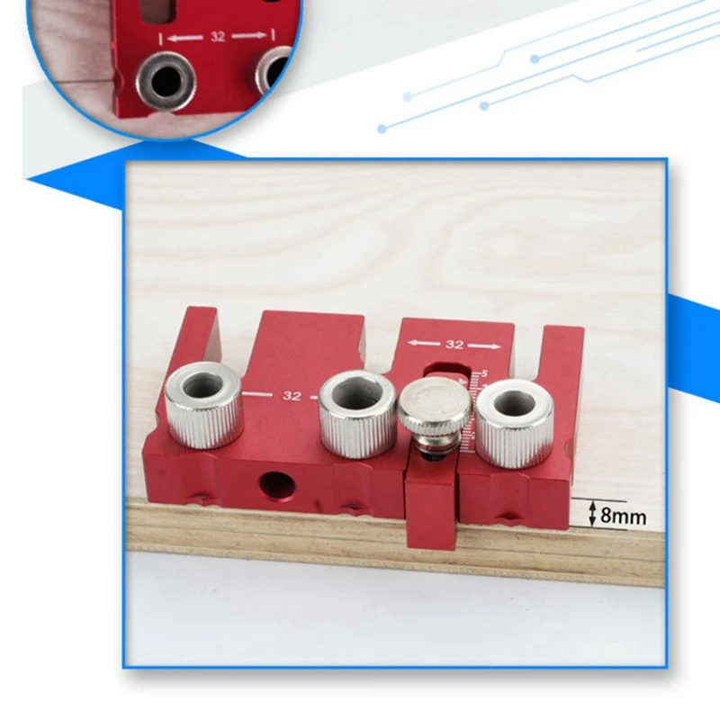 3 In 1 Locator Auxiliary Board 6 8 10Mm Wooden Tenon Positioning Precise Scale Board Splicing With Scale Clamp